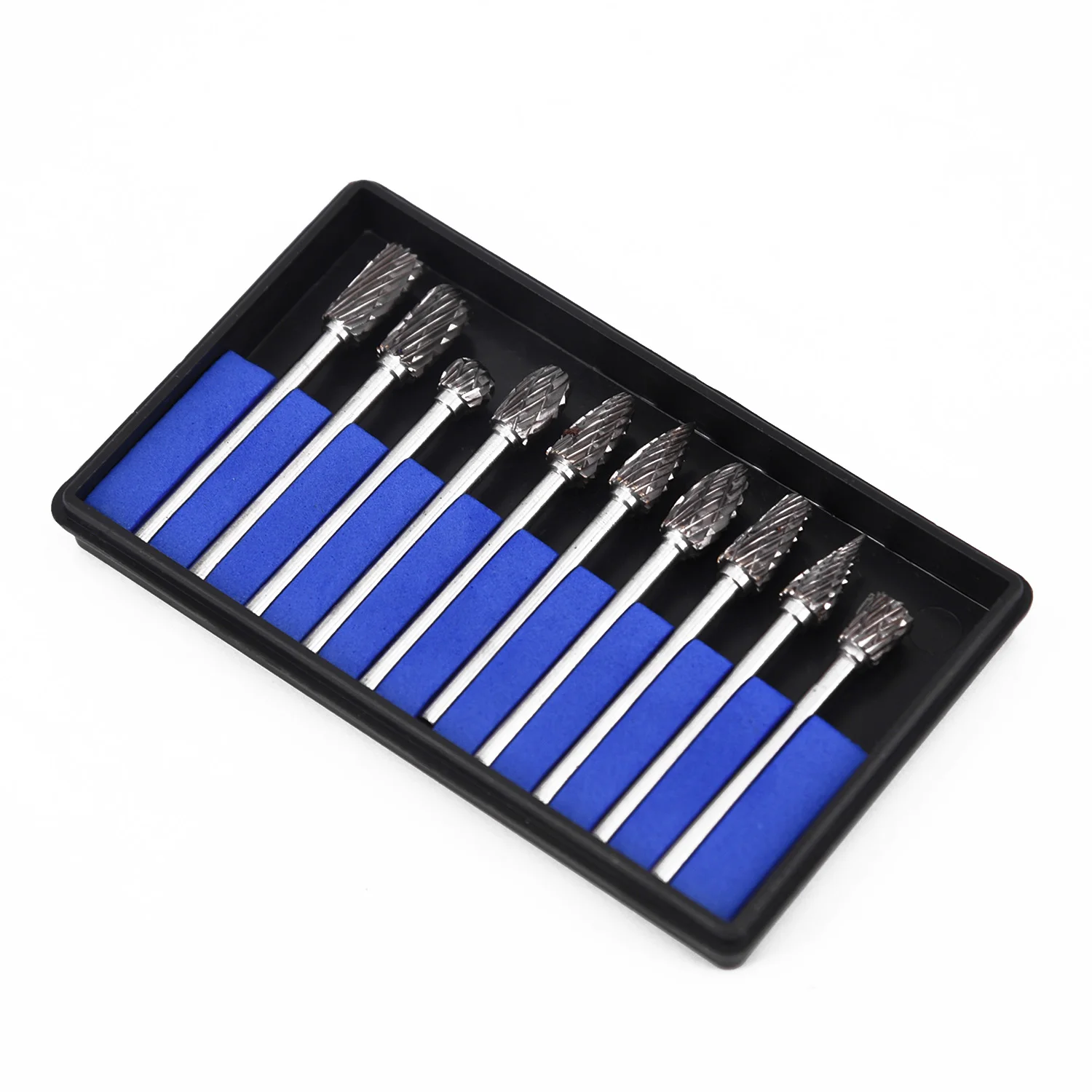 10pcs/set Tungsten Steel Carbide Burrs Die Grinder Drill Bits Rotary Multi Tools | Инструменты