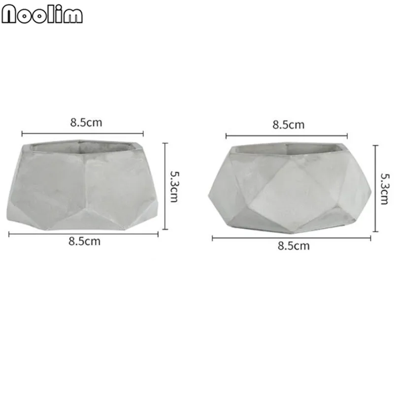 Нордические современные цементные украшения суккуленты контейнер для зеленых