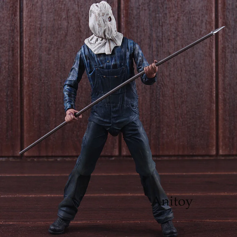 NECA Friday the 13th Part 2 Jason Voorhees игрушки ПВХ Ужасы Фигурки Коллекционная модель игрушки куклы