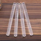 Новинка 1 шт., мини-акриловая скалка для помадки, длина 6,5 дюйма, диаметр 0,52 дюйма, для выпечки грубой глины, ролик для пасты для пиццы с антипригарным покрытием