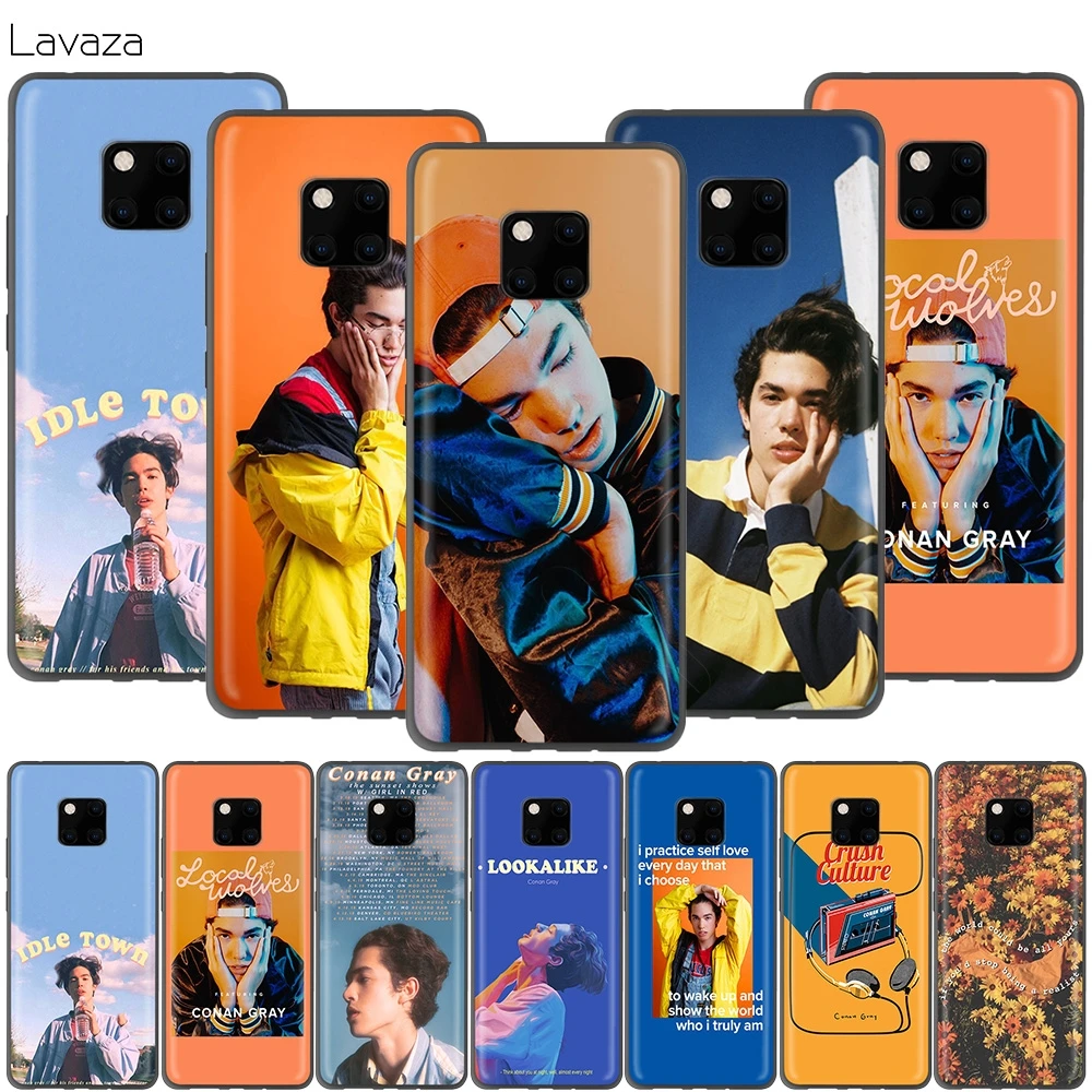Серый чехол Lavaza Conan для Huawei Honor 10 9 8 8x 8c 7x 7c 7a Note Nova 3 3i Lite Y9 Y7 Y6|Бамперы| |