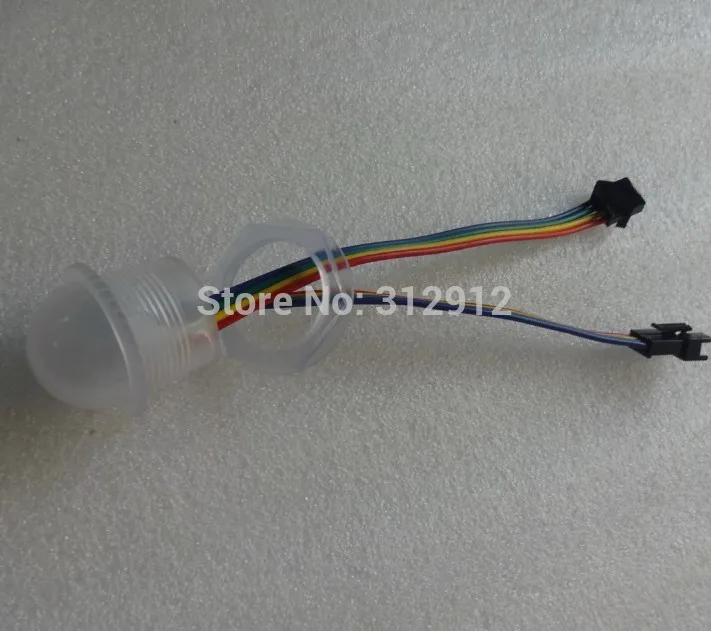 26 мм Диаметр WS2801 СВЕТОДИОДНЫЙ пиксельный модуль 1 шт. 5050 SMD RGB LED DC5V вход матовая