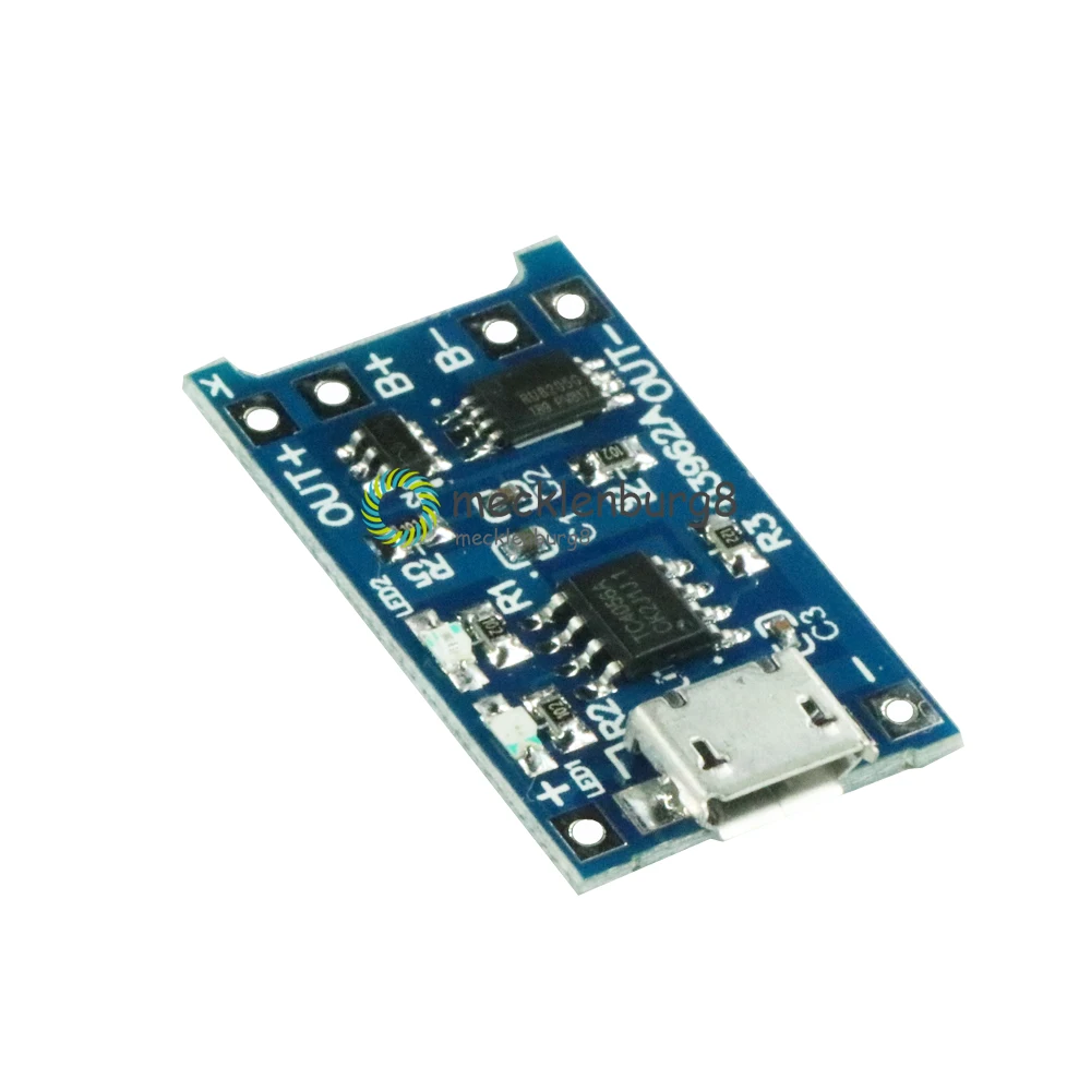 Автоматическая защита! 5 шт. зарядная плата с двумя функциями Micro USB В 1A 18650