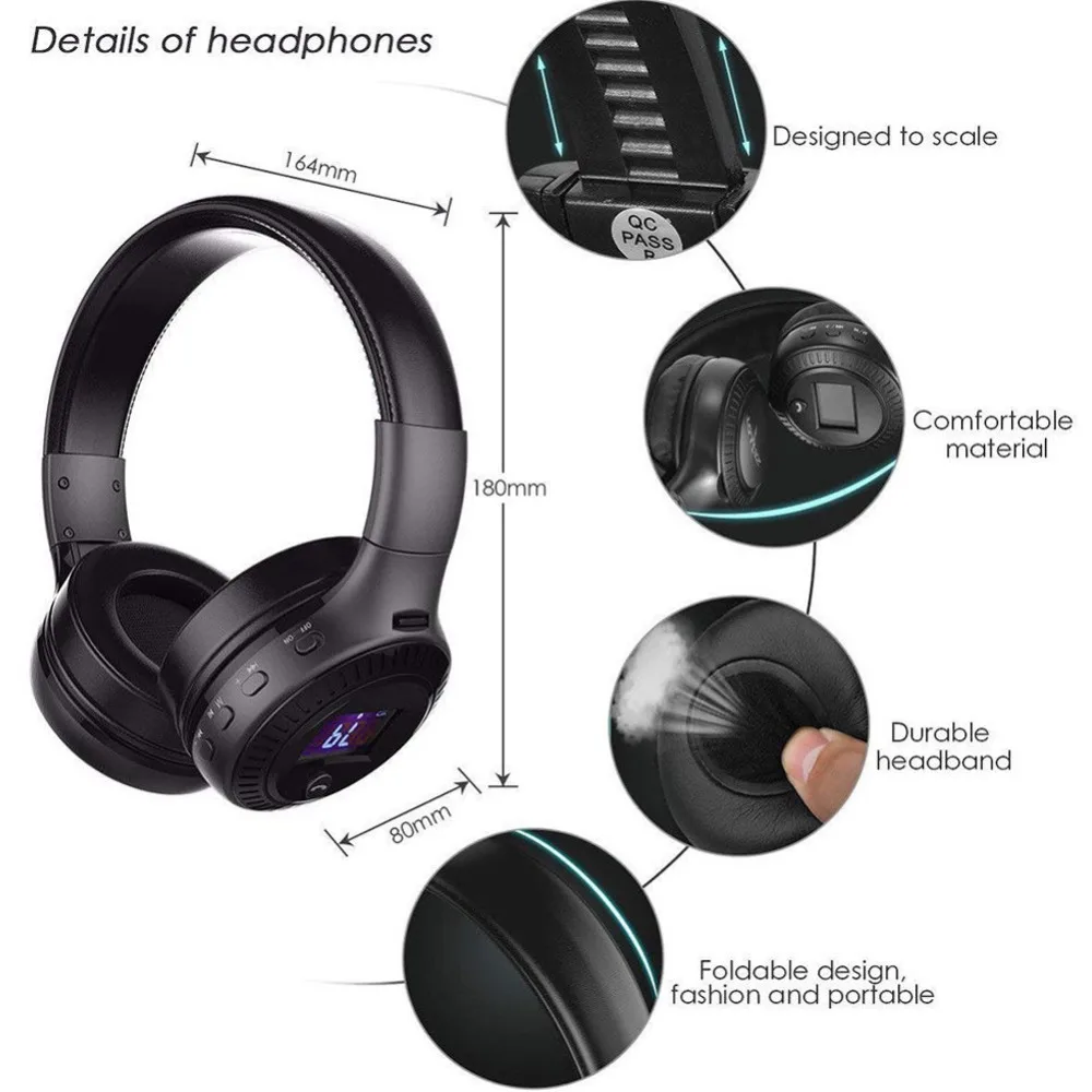 Digitalworld Bluetooth 4 1 беспроводные стерео наушники Складная гарнитура супер бас