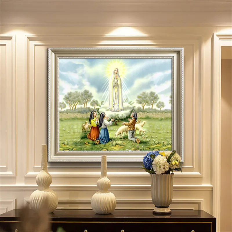 Home Decor Jesus Christ Virgin Many Art Painting Print Giclee On Canvas Ready to Frame for living room 12 | Дом и сад