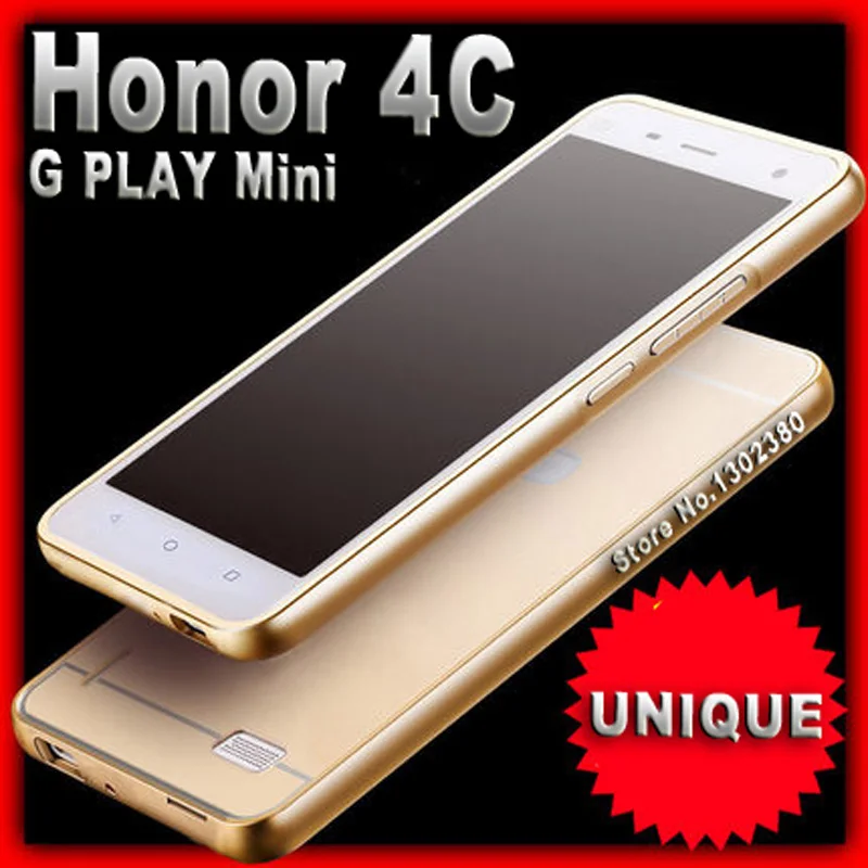 Чехол для huawei G Play mini чехол 4 C Алюминий металлический каркас акриловые honor 4c новый |
