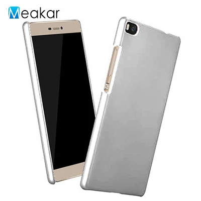 Матовая Пластик Coque 5.2For huawei P8 чехол для huawei Ascend P8 Двойной Премиум чехол телефона чехол-лента на заднюю панель - Цвет: white