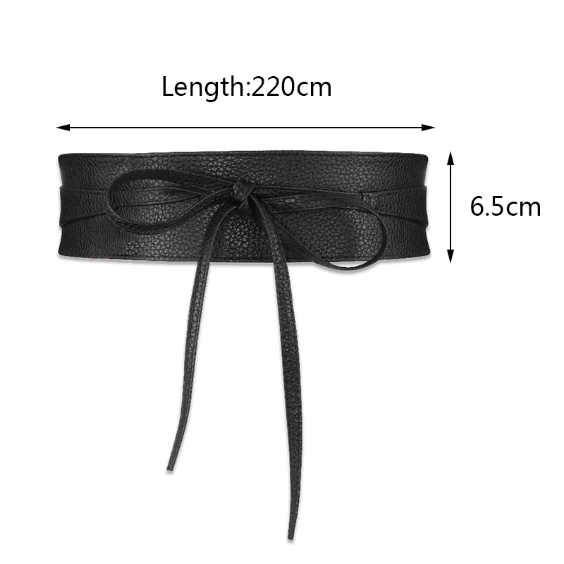 Модный яркий широкий эластичный ремень из искусственной кожи для женщин толстый
