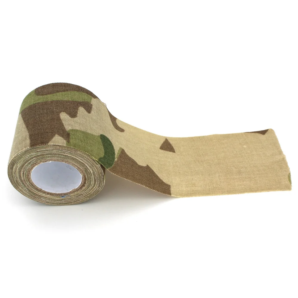 CP camouflage Многофункциональная Камуфляжная Лента из нетканого материала, самоклеящаяся камуфляжная обертка для охоты и велоспорта, водонепроницаемая Нескользящая камуфляжная невидимая лента - Цвет: CP camouflage