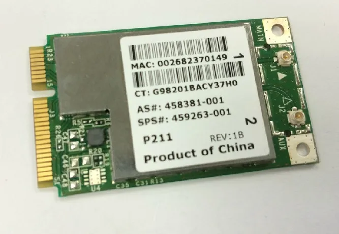 Беспроводная Wlan карта SSEA BCM94312MCG BCM94312 MINI PCI E 54 м для HP CQ45 CQ40 новая и оригинальная|wlan