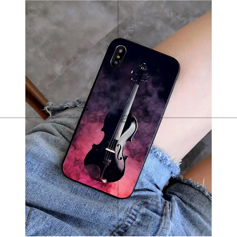 Babaite Музыка в мире ТПУ черный чехол для телефона чехол для iPhone X XS MAX 6 6s 7 7 plus 8 8 Plus 5 5S SE XR