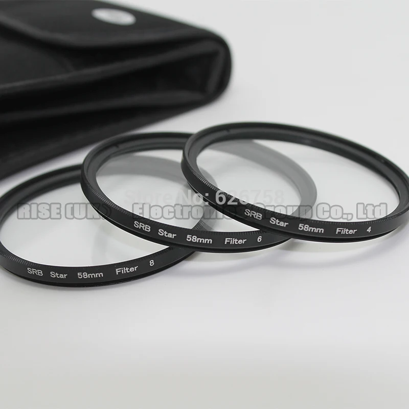 58 мм 4 6 8 точечный фильтр для объектива камеры Canon EF 18 55 50 85 мм|filter alum|kit beltkit supercharger |