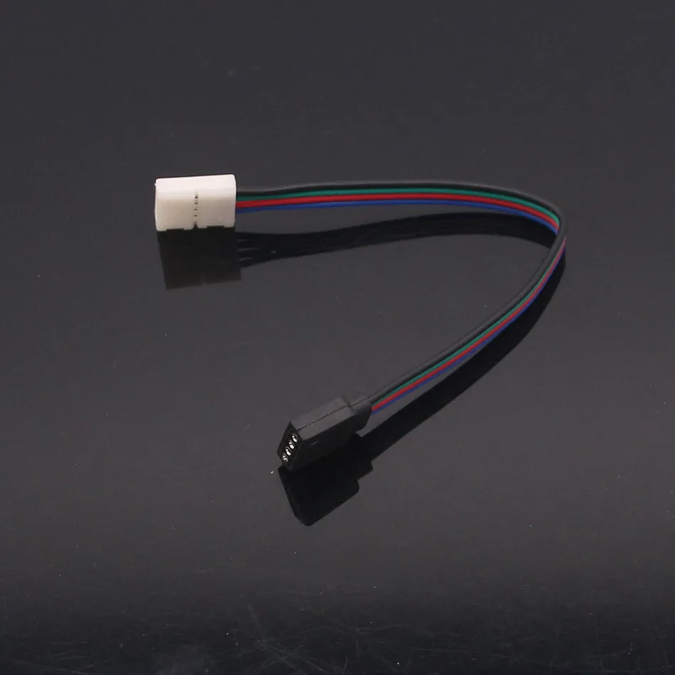 BEILAI 10 шт. мм панель для крепления по ширине RGB светодиодные ленты Разъем 4 шпильки