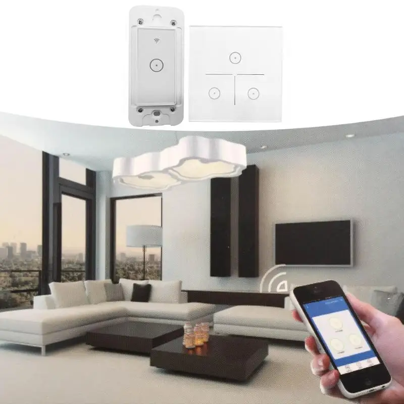 Domotica wi-fi настенный выключатель Smart Life App пульт дистанционного управления стандарт ес тип 86 работа с Alexa Echo и Google Home мини умный дом