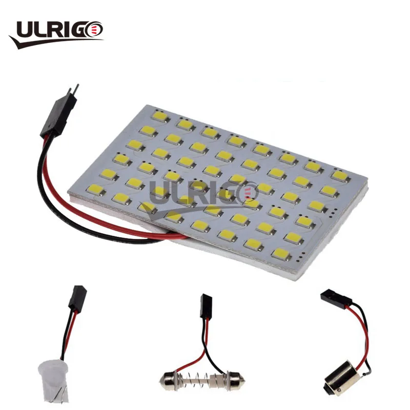 

5pcs T10 W5W C5W C10W Feston Adaptateurs 48LED auto panneau lampe Lampes de lecture De Voiture interieur carte Dome lumiere 12V