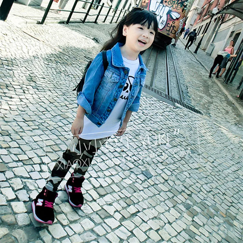 Штаны для маленьких девочек 2016 г. детская корейская одежда детские леггинсы