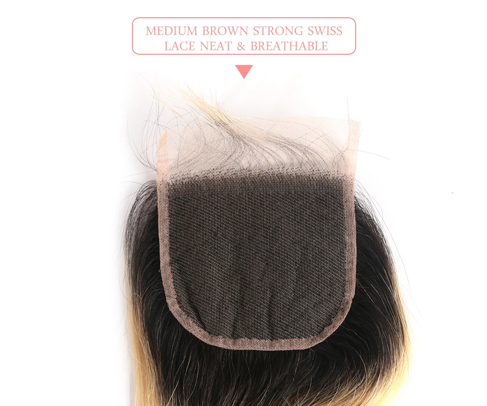 Ali queen hair Products Бразильская волна тела 613 или 1b613 девственные волосы Кружева Закрытие 4x4 часть человеческих волос