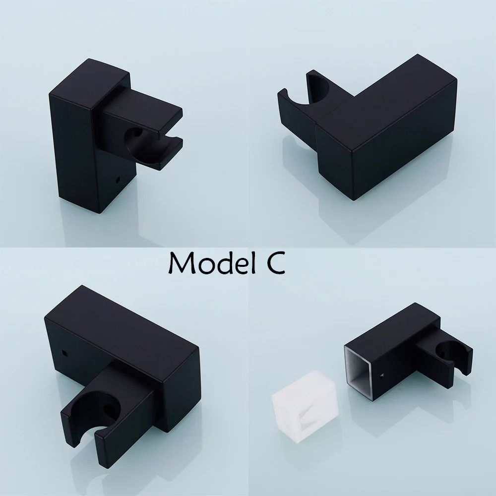 abs adjustable handheld shower holder bracket wall mount chromebrushed nicklegoldmatte black finished free global shipping