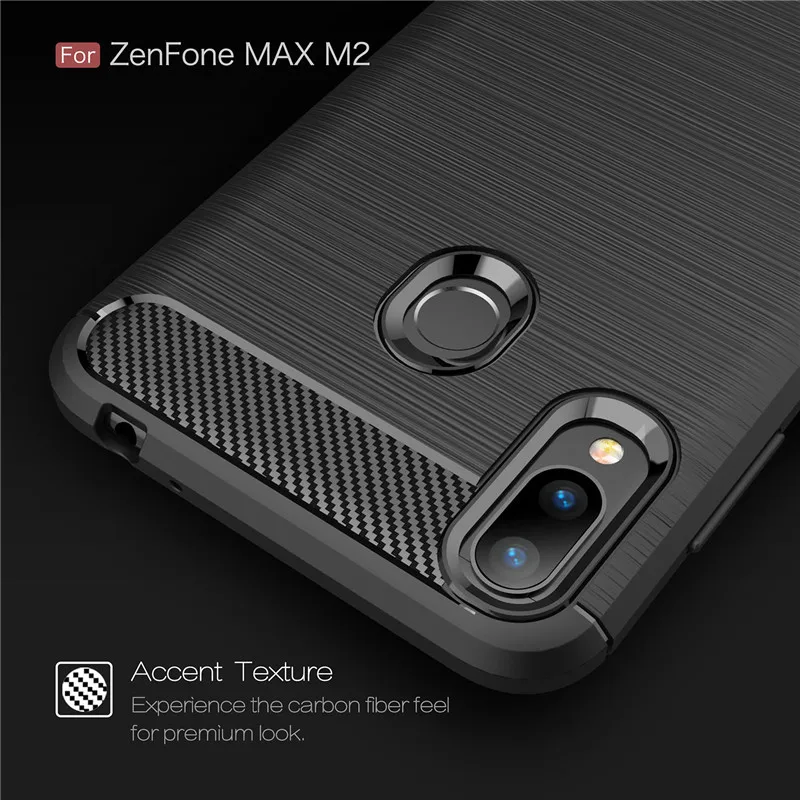 For Asus Zenfone Max M2 ZB633KL phone case luxury TPU Silicone shockproof Back cover X01AD 6.3 |