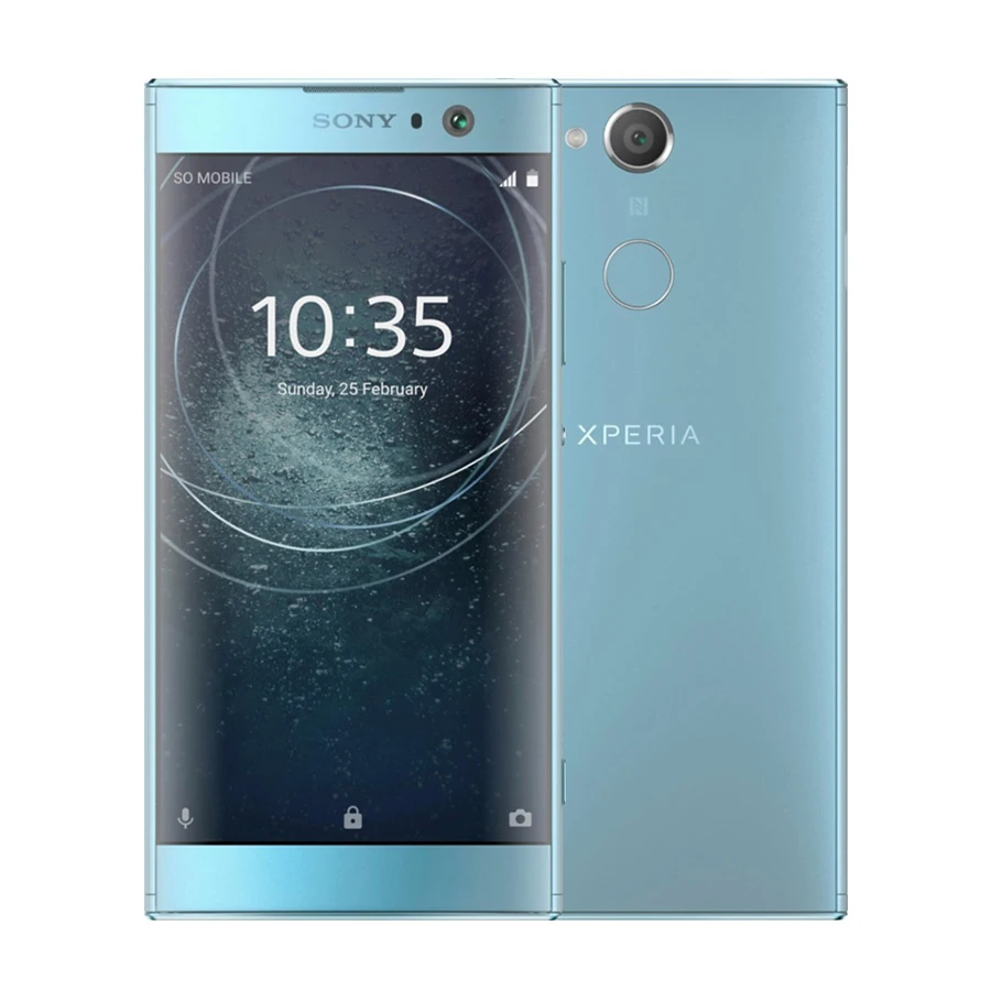 Разблокирована sony Xperia XA2 H4133 Octa Core 32G ROM 3300 мАч Dual Sim Android 8 Quick Charge 23.0MP тяжести отклика