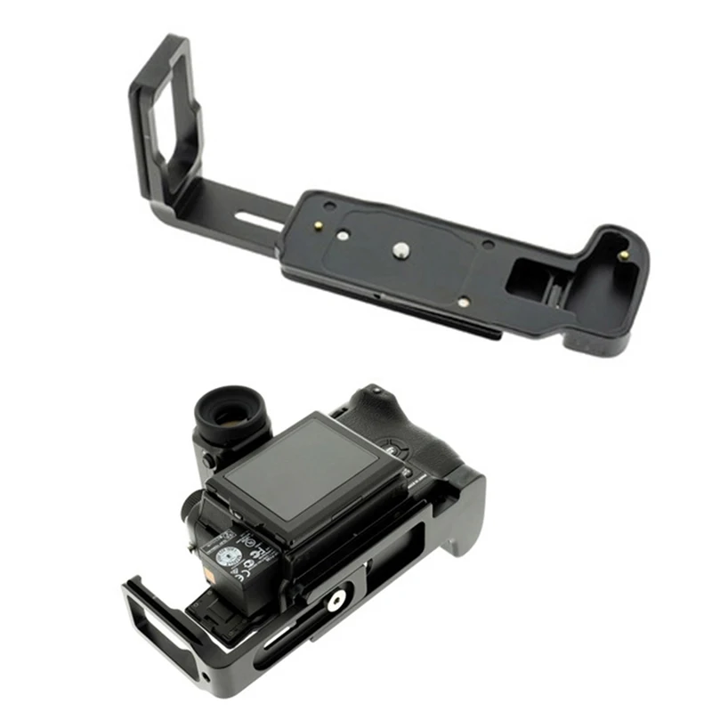 Enlarge Quick Release L-Plate Bracket For Fujifilm For Fuji GFX 50S Camera Stretchy Vertical Aluminum L Bracket Plate Hand Grip Holder