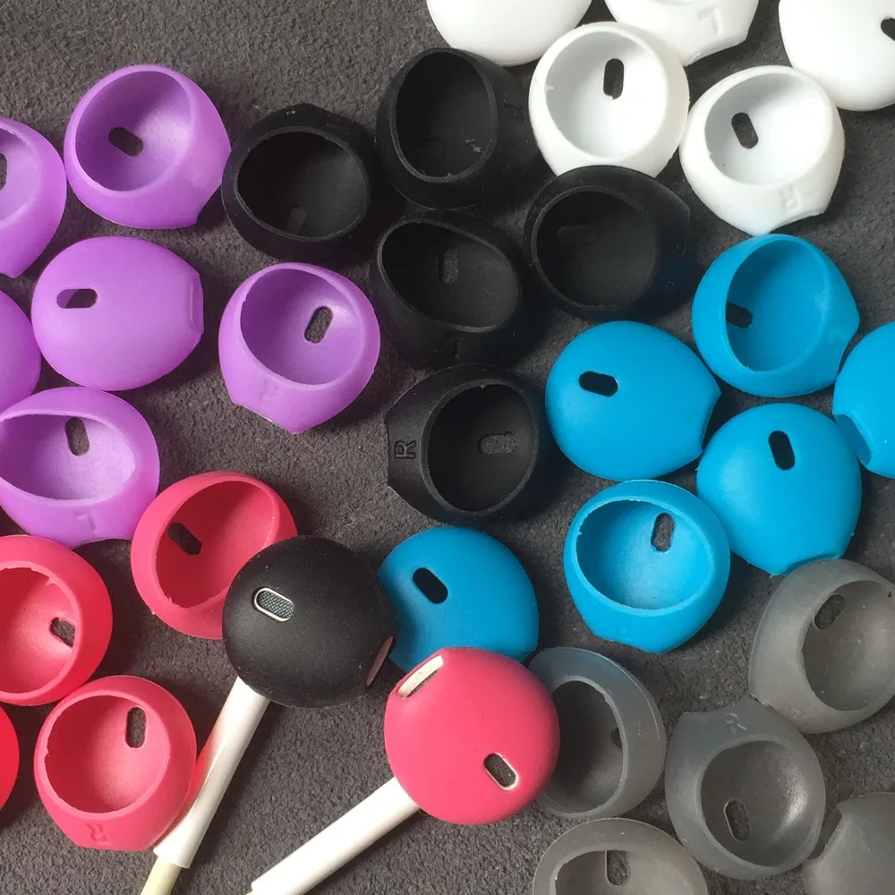 2 шт. airpods наушники чехол силиконовых насадок шапки подушечки earpods наушников для