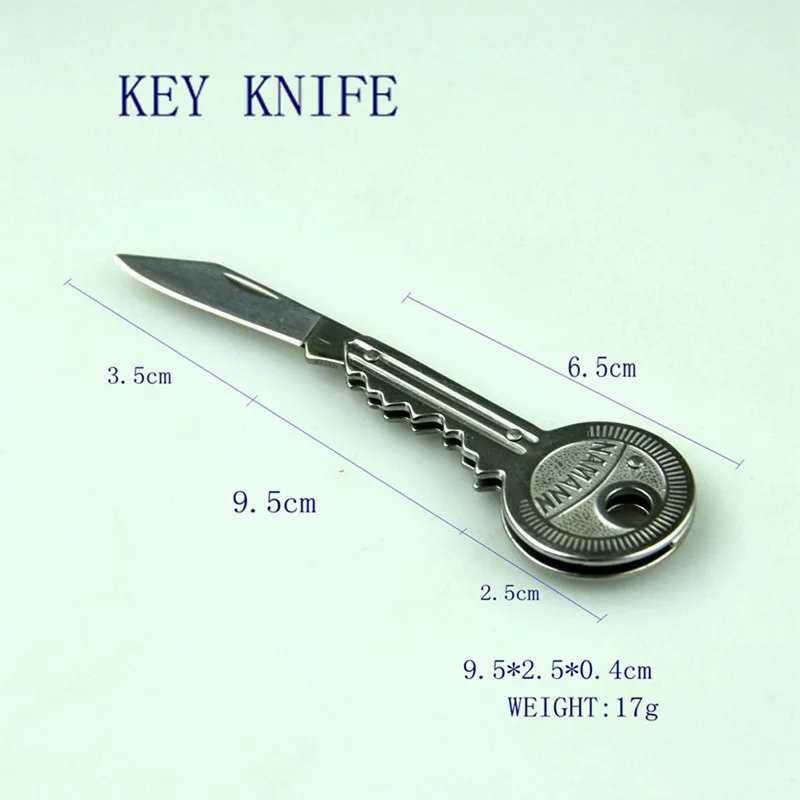 1Piece Mini Key Knife Folding Pocket Chain Peeler Portable Camping Ring Tool | Инструменты