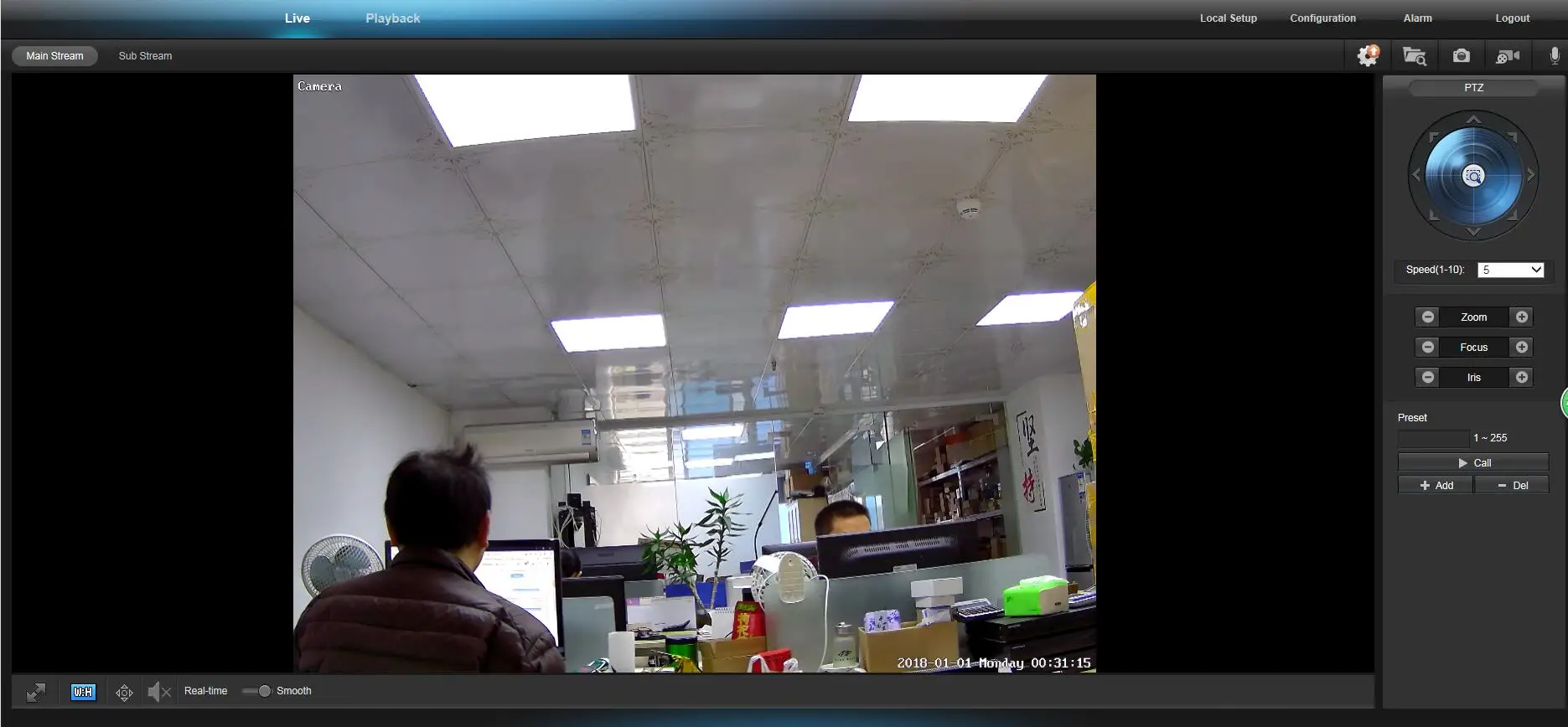5MP CCTV POE Мини купольная IP PTZ камера 5X оптический зум IP66 Открытый+ аудио вход