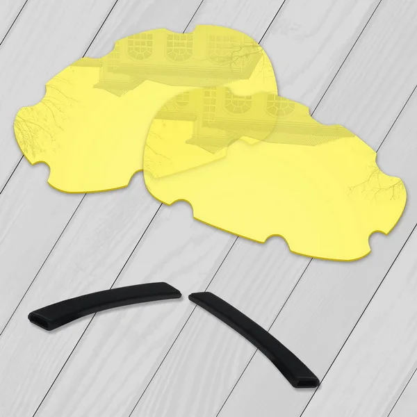 HD Yellow-Ear Socks E.O.S поляризованные улучшенная замена линз для Oakley десять солнцезащитные очки с отверстиями-множественный выбор - Цвет линз: HD Yellow-Ear Socks