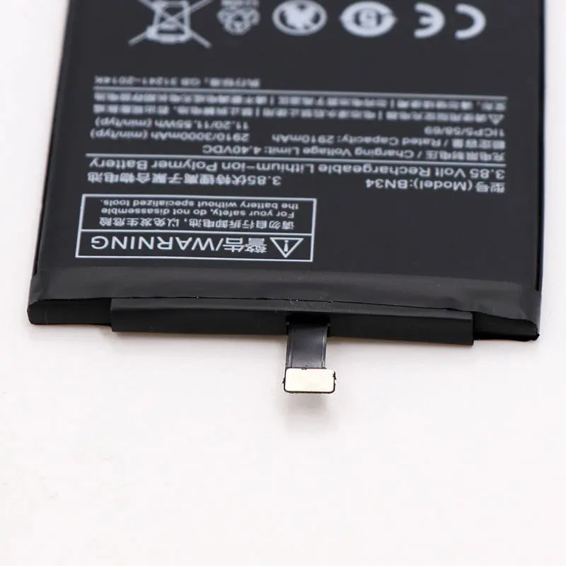 Mcdark 2860 мАч BN34 смартфон аккумулятор для Xiaomi Redmi 5A мобильный телефон +
