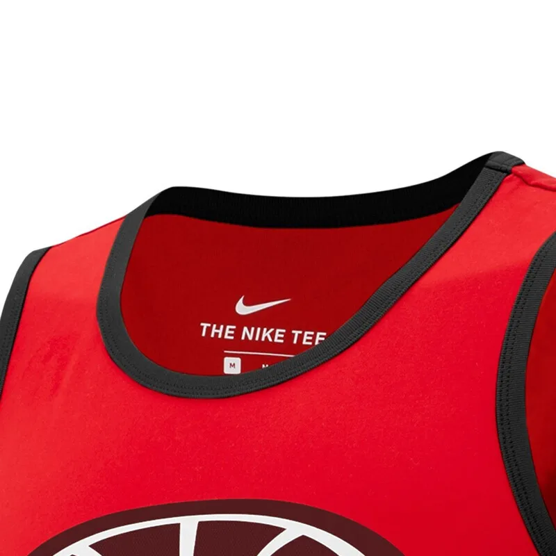 Новое поступление оригинальных мужских футболок NIKE AS M NK DRY TANK BBALL 1 спортивная
