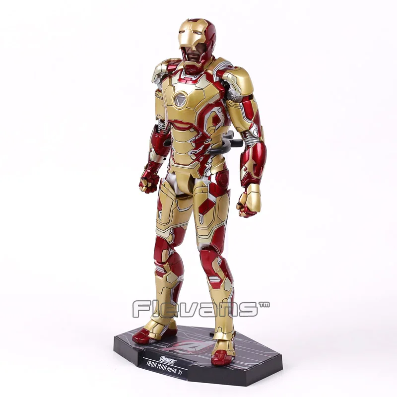 Горячие игрушки ЖЕЛЕЗНЫЙ ЧЕЛОВЕК Марк XLII MK42 1/6th весы фигурка Коллекционная модель игрушки с светодиодный светильник