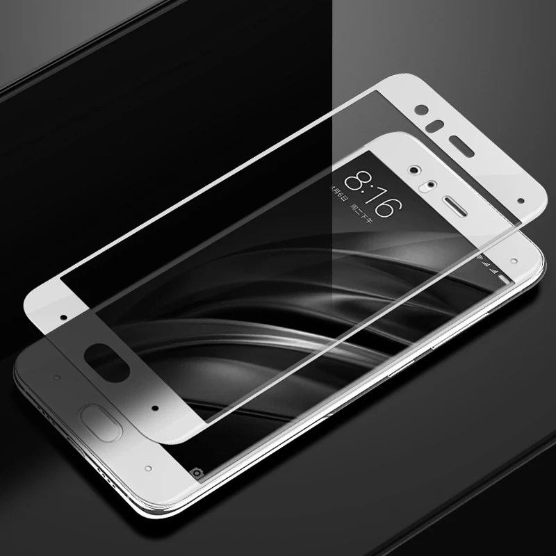 Закаленное стекло с полным покрытием для Xiaomi Mi 6 защитная пленка экрана MOFi Mi6