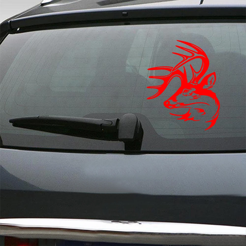 y do stylizacji samochodów Akcesoria Wodoodporna moda Zabawny jeleń Naklejka samochodowa winylowa naklejka dekoracyjna ścienna Notebook Laptop