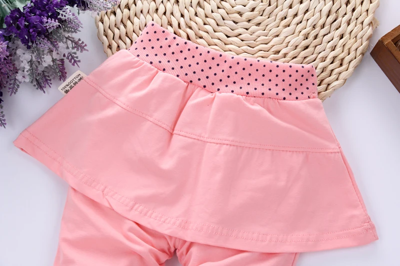 DIIMUU/Одежда для маленьких девочек однотонные штаны с цветочной аппликацией