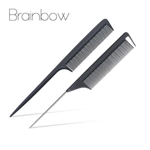 Щетка для волос Brainbow, 2 шт., металлическая Антистатическая расческа для волос, профессиональная расческа для волос, инструменты для укладки волос в салон