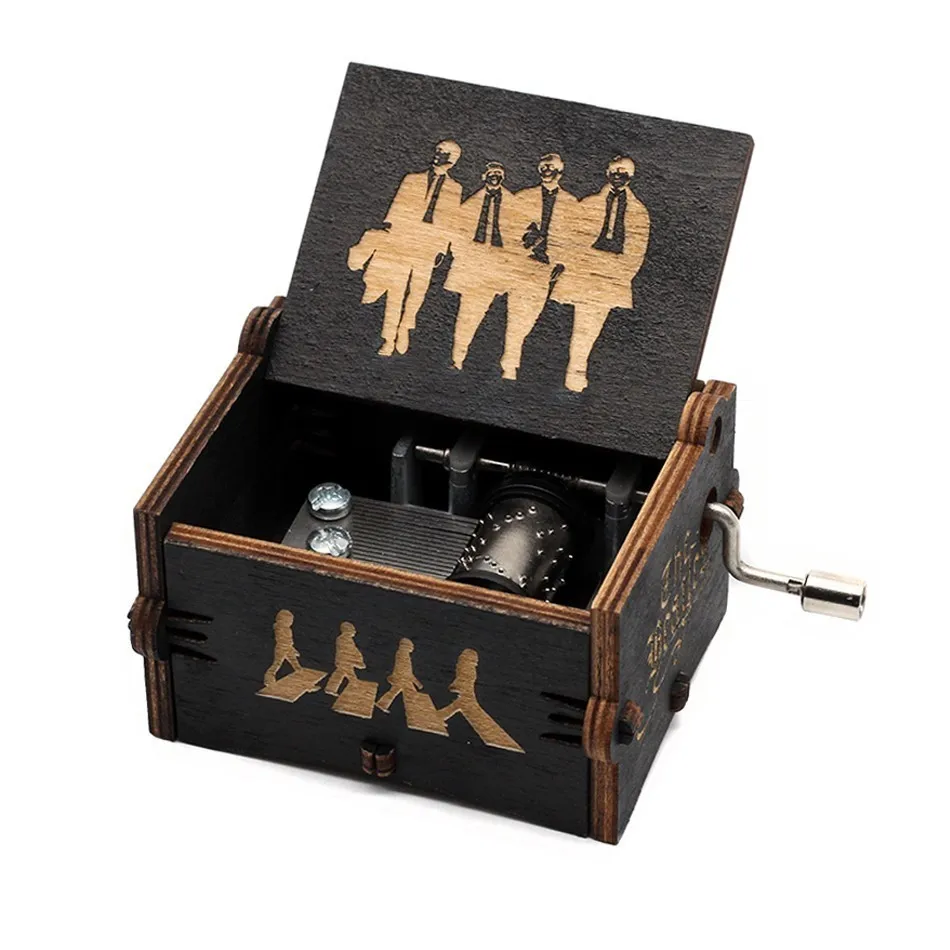 Горячая продажа Розовая пантера музыкальная шкатулка Игра престолов деревянная