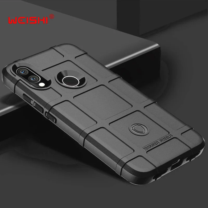 Чехол для Xiaomi Redmi Y3 Мягкий Силиконовый прочный противоударный бронированный