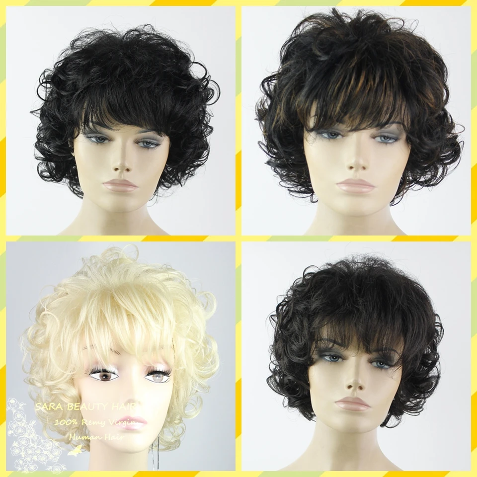 curly short wigs