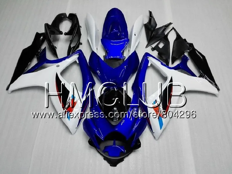 No. 14 Корпус синего и красного цвета для SUZUKI GSXR 600 750 GSX R750 GSX-R600 06 07 5HM. 25 GSXR600 06 07 GSXR-750 K6 GSXR750 2006 2007 комплект обтекателей - Цвет: No. 14
