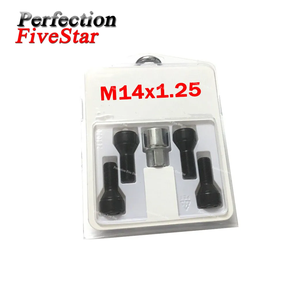 Новый набор M14x1.25 колесные болты замки 36136792851 для BMW X3 X5 X6 5 7 серии F20 F30 F10 G30 2010 2011 2012