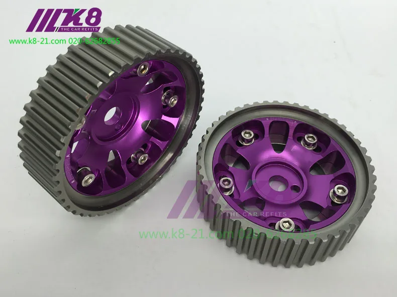 Регулируемая зубчатая шестерня SOHC Cam Gear 2 шт. из сплава для Mitsubishi 4G16 1 6l |