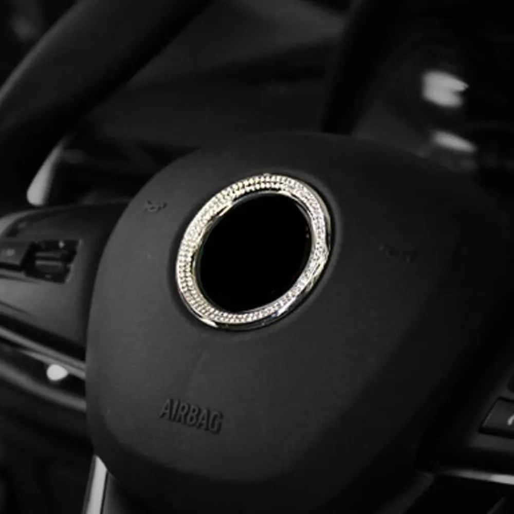 Автомобильная эмблема на руль кольцо наклейка для BMW 1/2/3/4/5/7 серии X1 F48 X3 X5 F10 F20 F30 F34
