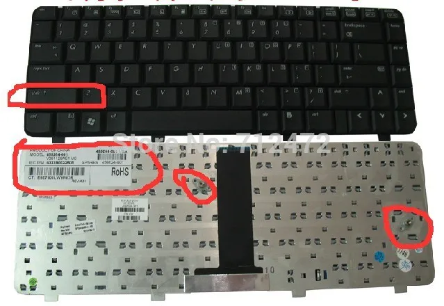 

SSEA новая клавиатура для ноутбука HP 6720 541 6520 550 540 6720S