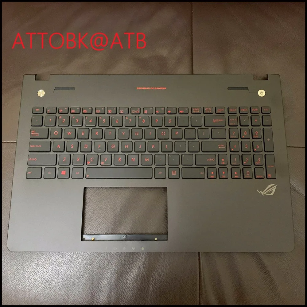 Английская клавиатура с подсветкой для ASUS G56 G56JK N56JR G56JR N56JN N56JK верхняя крышка верхний чехол Упор для рук 90NB06D5-R31RU0