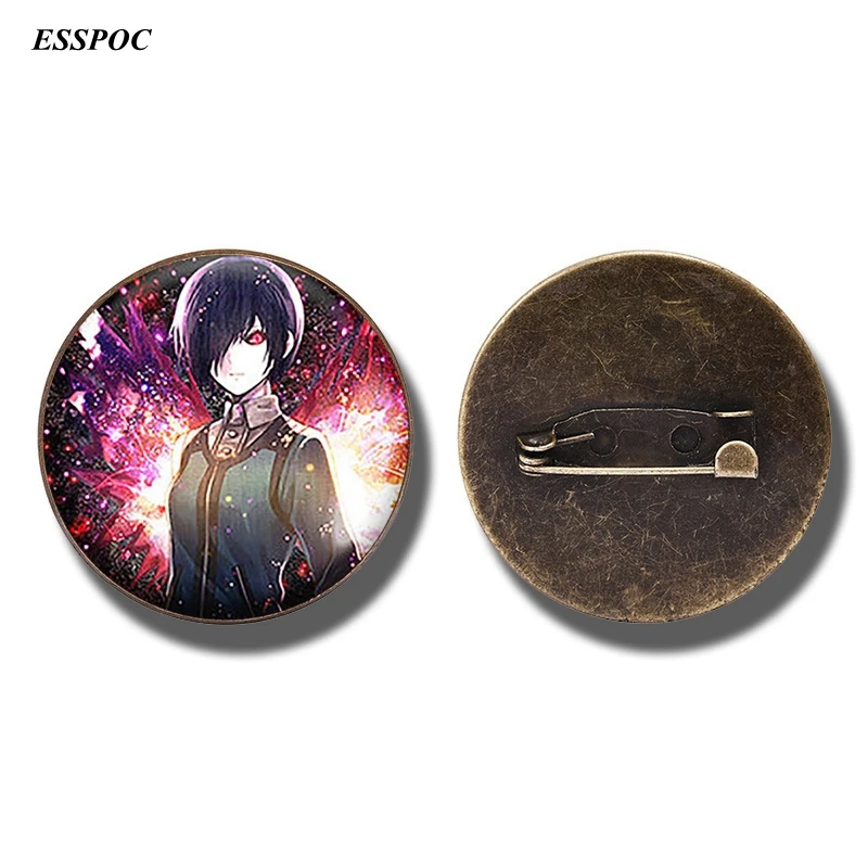 Tokyo Ghoul значок Античная бронзовая брошь оптовая продажа Touka Kaneki косплей ювелирные
