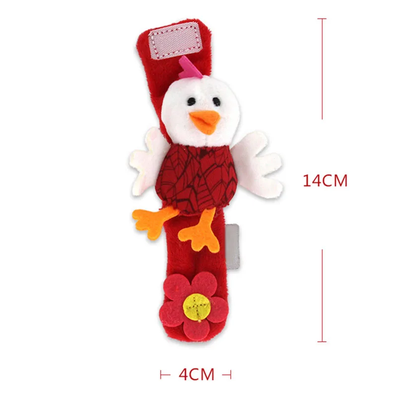 Детские погремушки игрушки Очаровательные животные на запястье погремушка