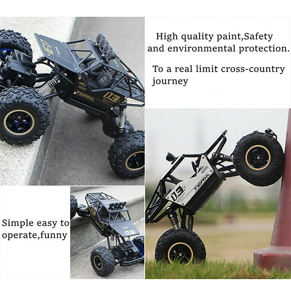 RC автомобиль 1/12 4WD транспортное средство с дистанционным управлением 2,4 ГГц электрический багги-монстр внедорожный