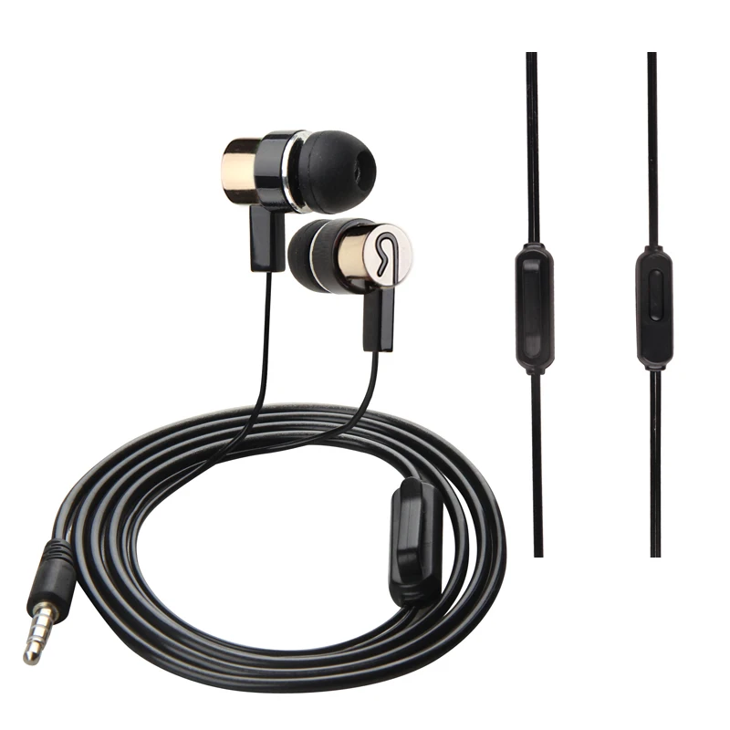 TORTOYO Mini In Ear спортивные музыкальные наушники с микрофоном 3 5 мм проводные для iPhone 6