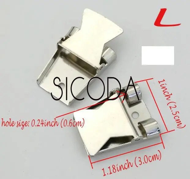 25x30mm silver big SICODA 12 шт. болы галстук Пряжка diy Боло галстук фиксирующая Пряжка отделка одежды 2 разных размера - Цвет: 25x30mm silver big